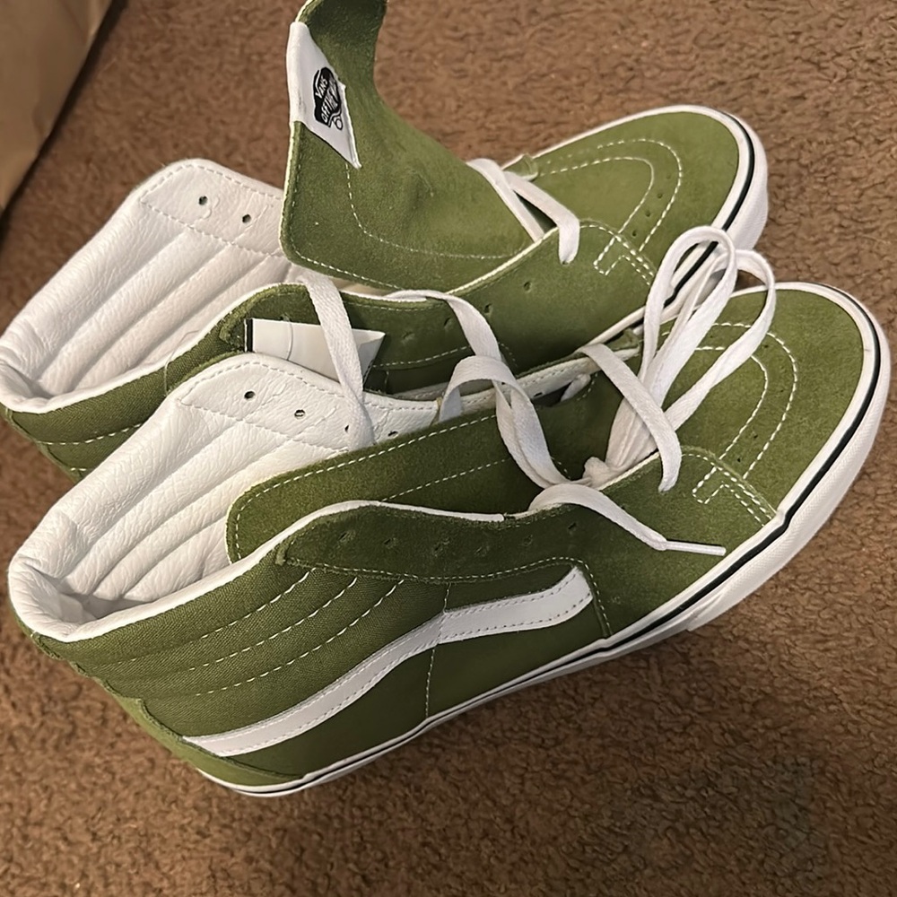 Vans Kids Green High-Top Sneakers